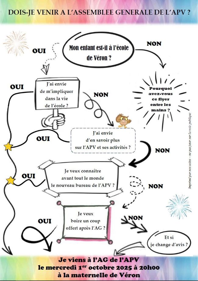 Assemblée Générale de l&rsquo;APV – save the date 