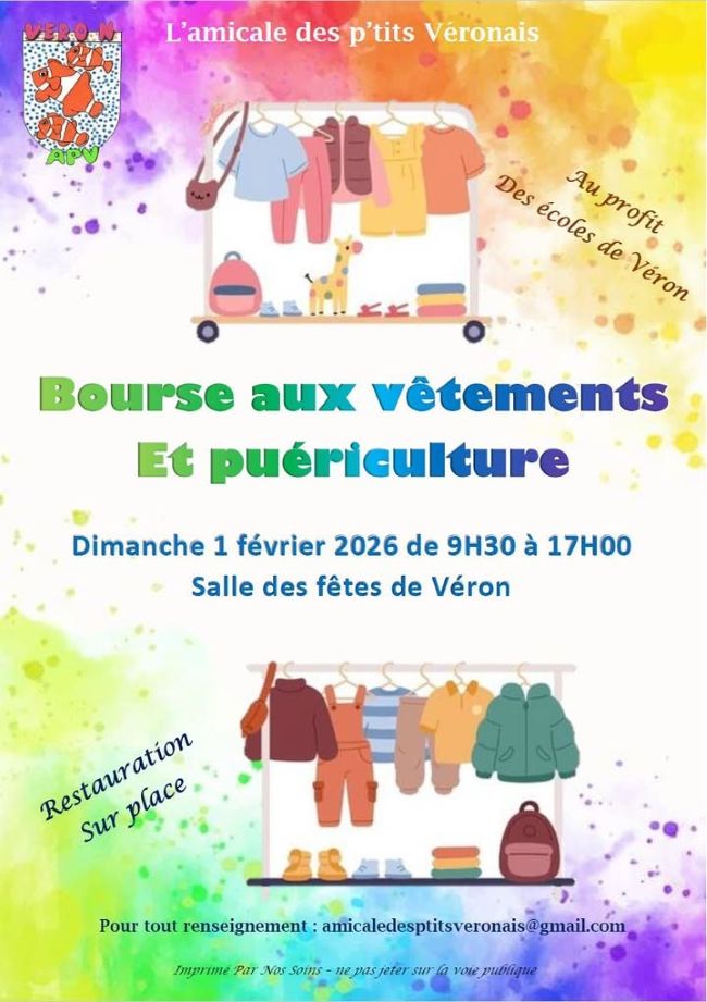 Bourse aux vêtements & puériculture – Véron